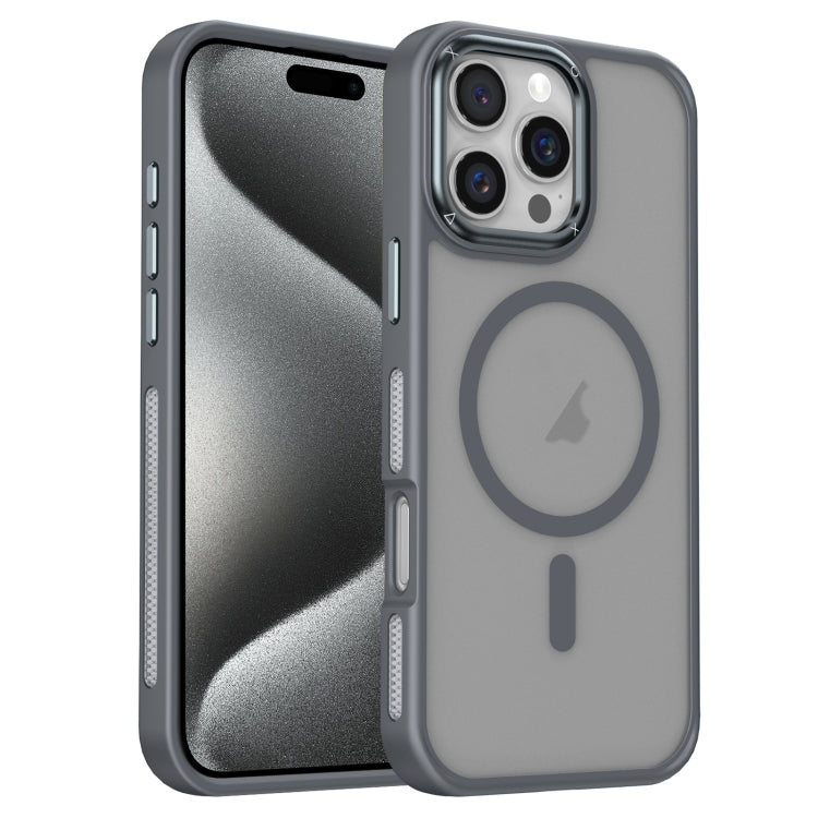 For iPhone 15 Pro Breathable Skin Feel Frosted MagSafe Magnetic Phone Case