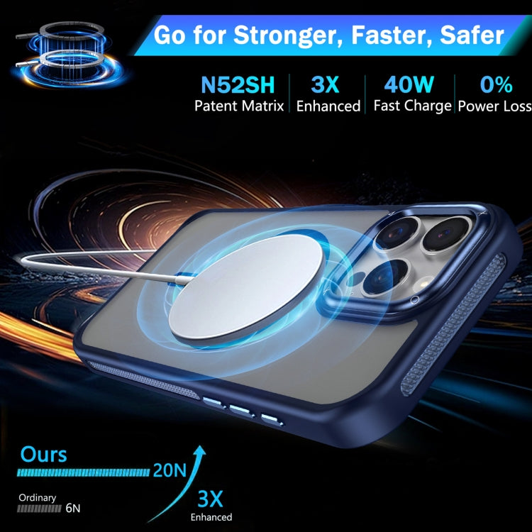 For iPhone 12 / 12 Pro Breathable Skin Feel Frosted MagSafe Magnetic Phone Case