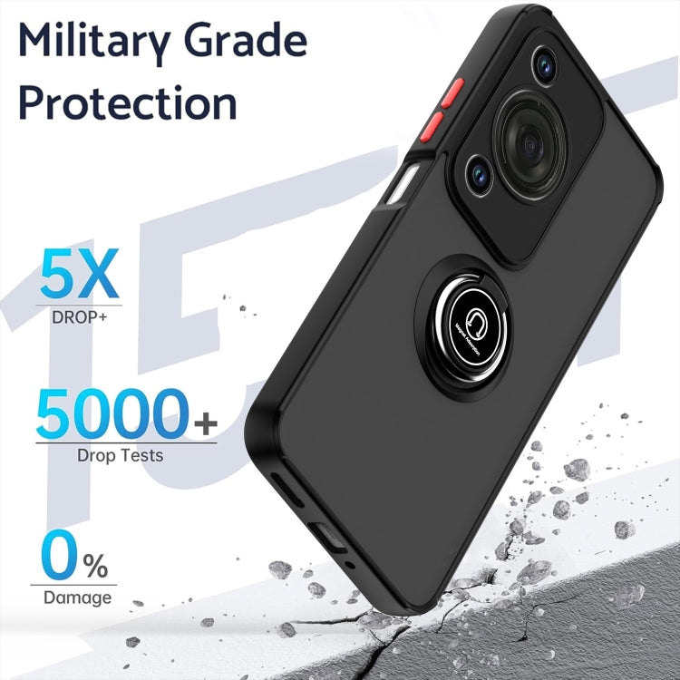 For Huawei Enjoy 70 / nova Y72 Q Shadow 1 Series TPU + PC Phone Case with Ring