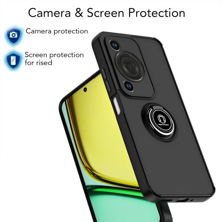 For Huawei Enjoy 70 / nova Y72 Q Shadow 1 Series TPU + PC Phone Case with Ring