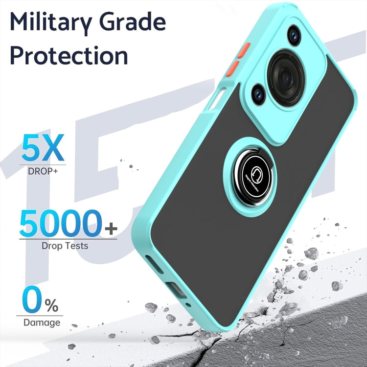For Huawei Enjoy 70 / nova Y72 Q Shadow 1 Series TPU + PC Phone Case with Ring