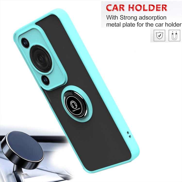 For Huawei Enjoy 70 / nova Y72 Q Shadow 1 Series TPU + PC Phone Case with Ring