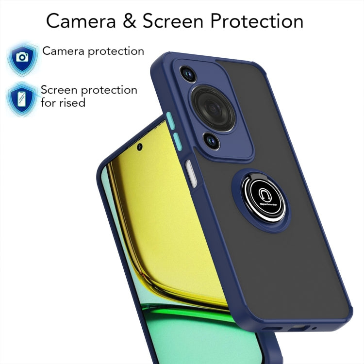 For Huawei Enjoy 70 / nova Y72 Q Shadow 1 Series TPU + PC Phone Case with Ring