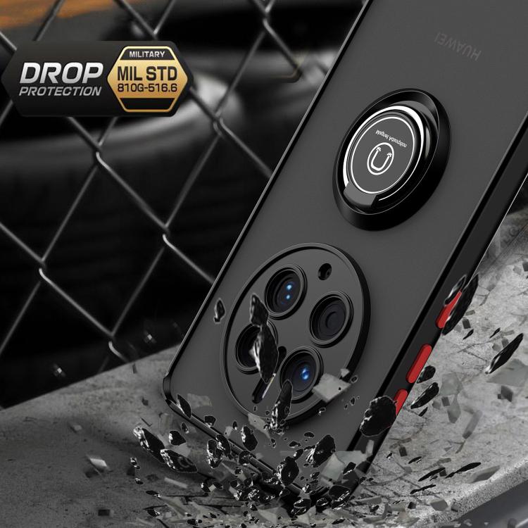 For Huawei Mate 50 Pro Q Shadow 1 Series TPU + PC Phone Case with Ring