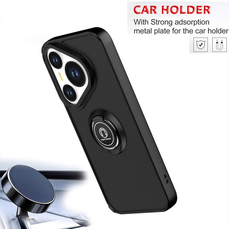 For Huawei Pura 70 Q Shadow 1 Series TPU + PC Phone Case with Ring
