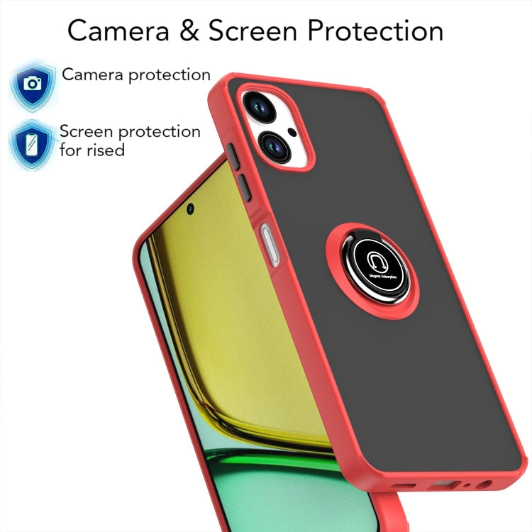 For Samsung Galaxy A06 4G Q Shadow 1 Series TPU + PC Phone Case with Ring