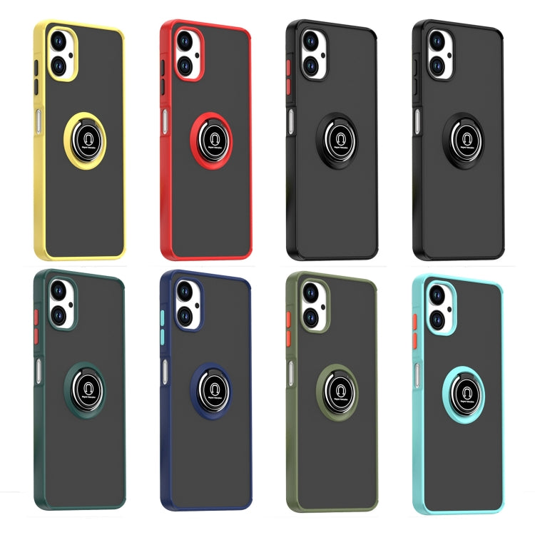 For Samsung Galaxy A06 4G Q Shadow 1 Series TPU + PC Phone Case with Ring