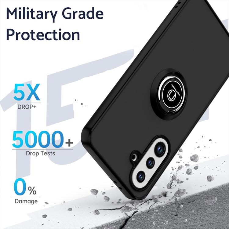 For Samsung Galaxy A36 5G Q Shadow 1 Series TPU + PC Phone Case with Ring