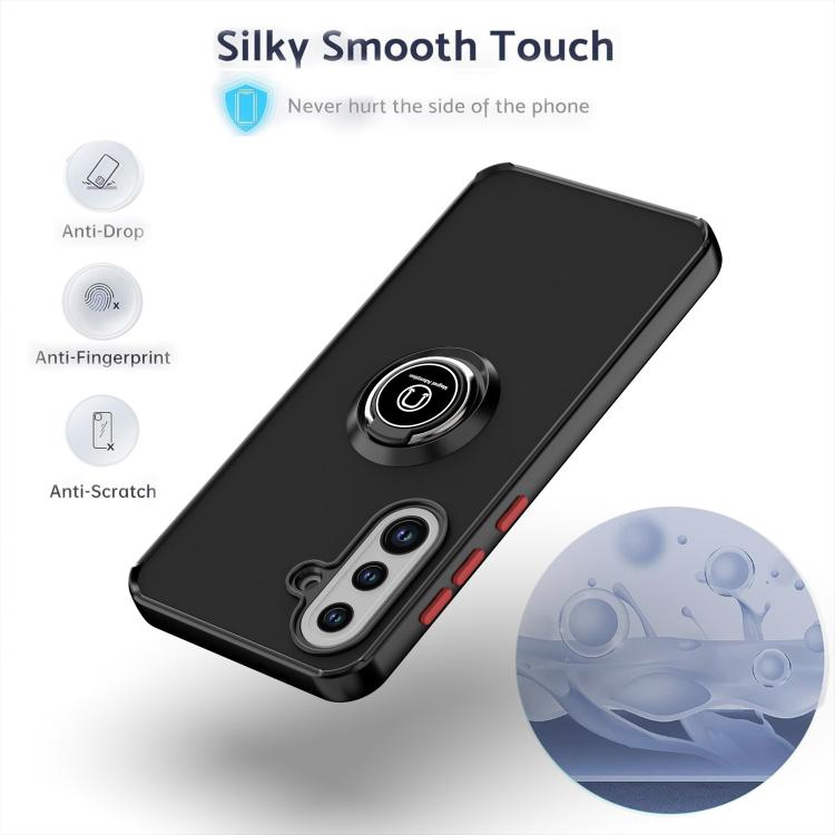 For Samsung Galaxy A36 5G Q Shadow 1 Series TPU + PC Phone Case with Ring