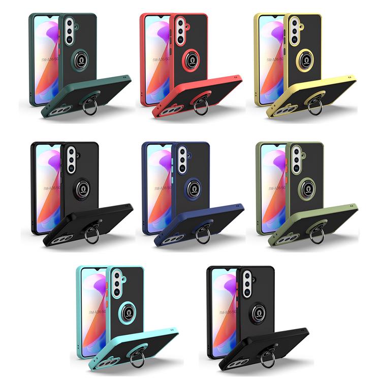 For Samsung Galaxy A36 5G Q Shadow 1 Series TPU + PC Phone Case with Ring