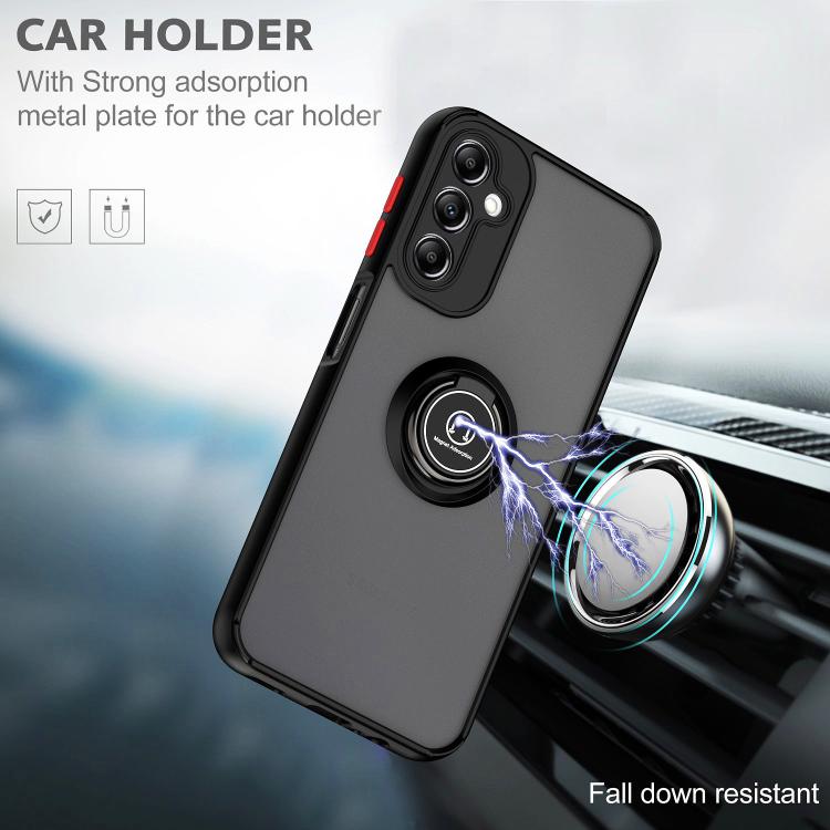 For Samsung Galaxy A14 5G Q Shadow 1 Series TPU + PC Phone Case with Ring