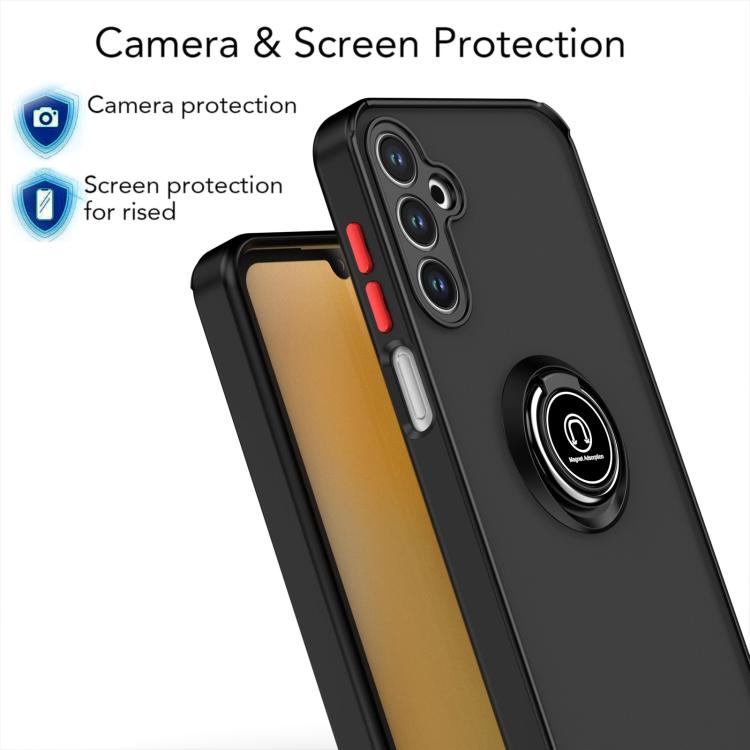 For Samsung Galaxy A15 5G Q Shadow 1 Series TPU + PC Phone Case with Ring