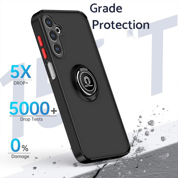 For Samsung Galaxy A15 5G Q Shadow 1 Series TPU + PC Phone Case with Ring