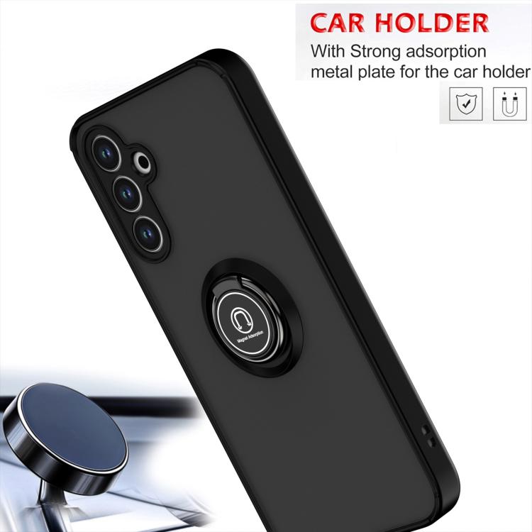 For Samsung Galaxy A15 5G Q Shadow 1 Series TPU + PC Phone Case with Ring