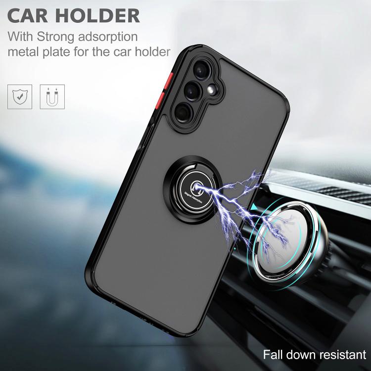 For Samsung Galaxy A24 4G Q Shadow 1 Series TPU + PC Phone Case with Ring