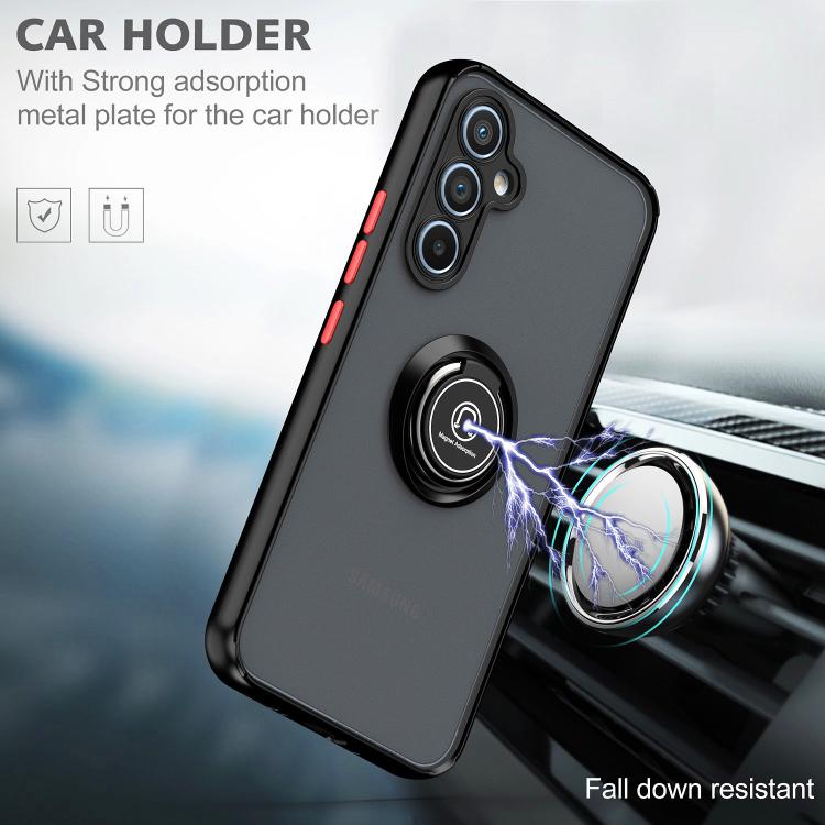 For Samsung Galaxy A34 5G Q Shadow 1 Series TPU + PC Phone Case with Ring