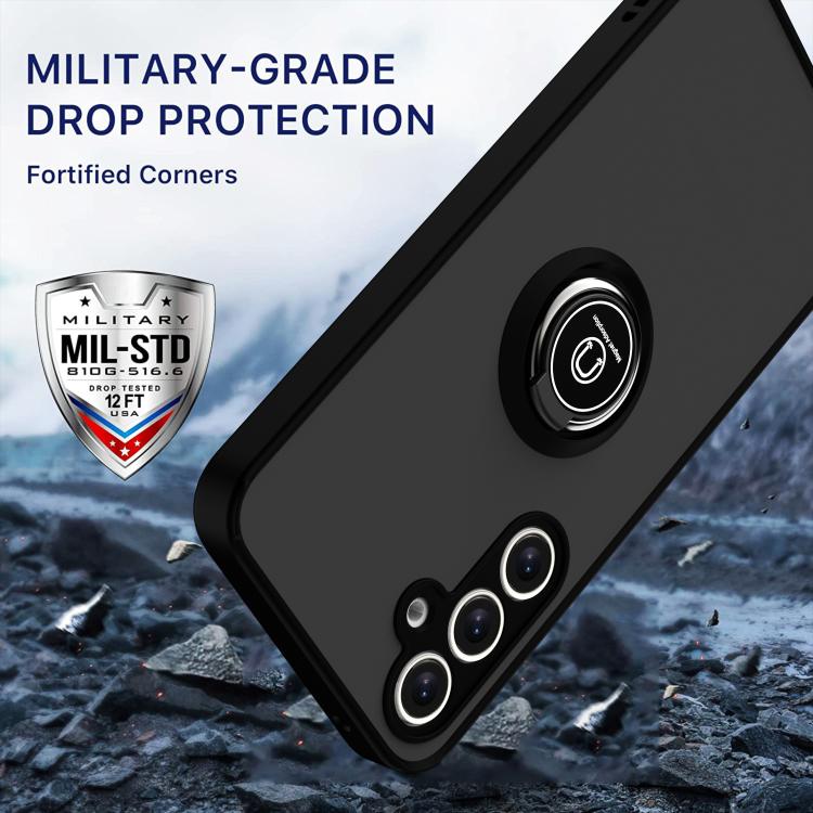 For Samsung Galaxy A35 5G Q Shadow 1 Series TPU + PC Phone Case with Ring