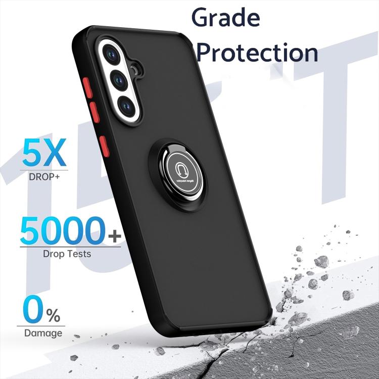 For Samsung Galaxy A56 5G Q Shadow 1 Series TPU + PC Phone Case with Ring