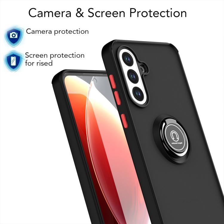 For Samsung Galaxy A56 5G Q Shadow 1 Series TPU + PC Phone Case with Ring