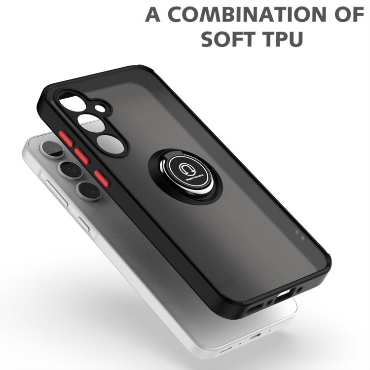 For Samsung Galaxy A55 5G Q Shadow 1 Series TPU + PC Phone Case with Ring