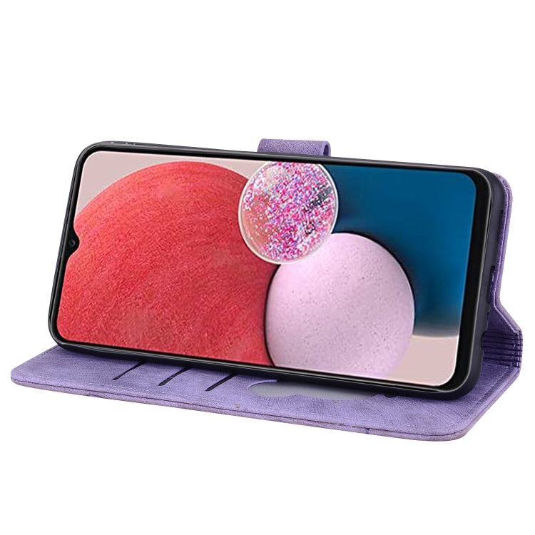 For Google Pixel 10 / 9 / 9 Pro Cartoon Sakura Cat Embossed Leather Phone Case