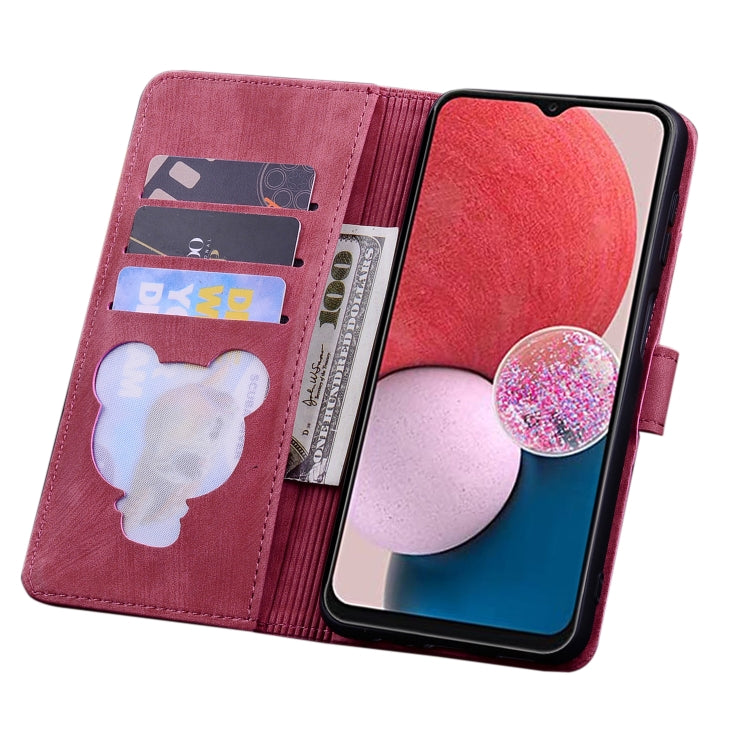 For Google Pixel 10 / 9 / 9 Pro Cartoon Sakura Cat Embossed Leather Phone Case