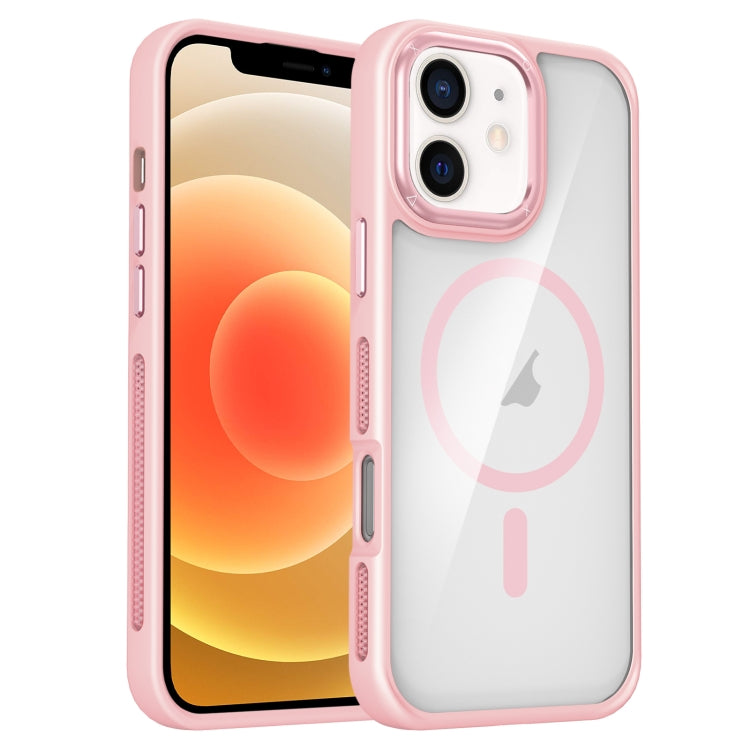 For iPhone 12 / 12 Pro Breathable Skin Feel Transparent MagSafe Magnetic Phone Case