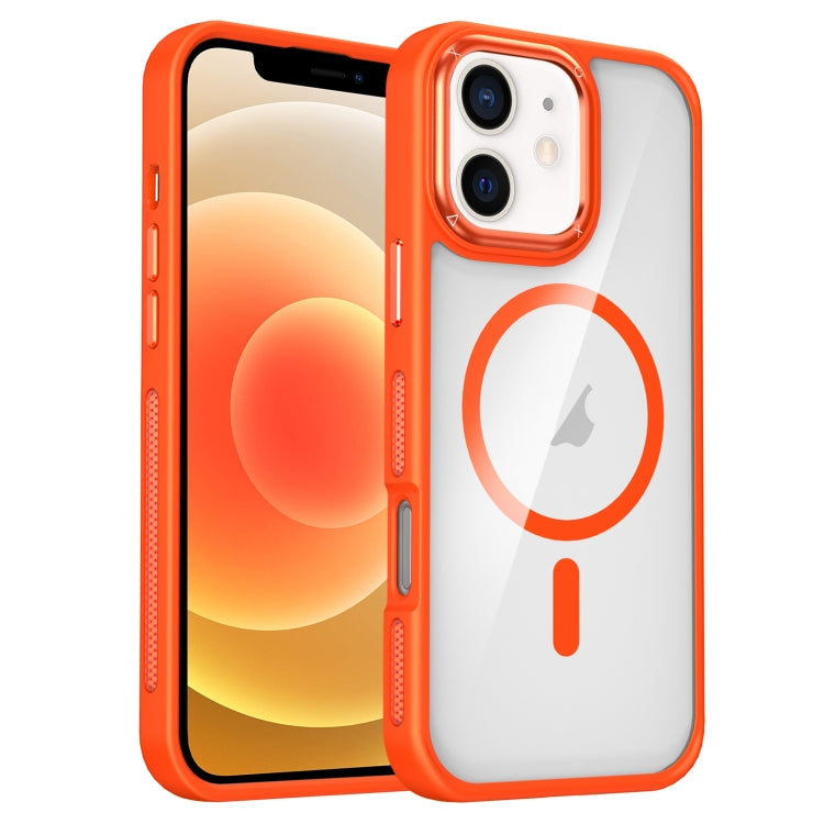 For iPhone 12 / 12 Pro Breathable Skin Feel Transparent MagSafe Magnetic Phone Case