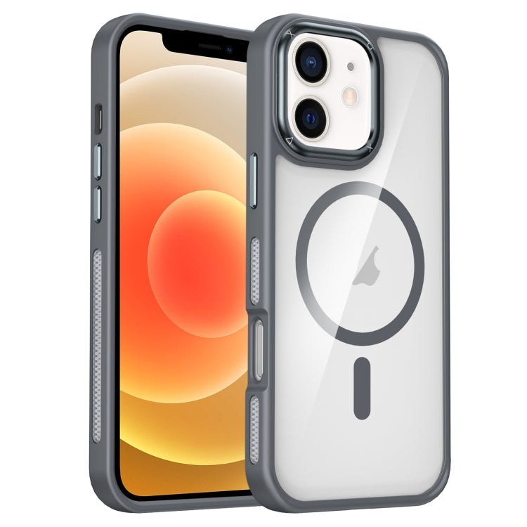 For iPhone 12 / 12 Pro Breathable Skin Feel Transparent MagSafe Magnetic Phone Case