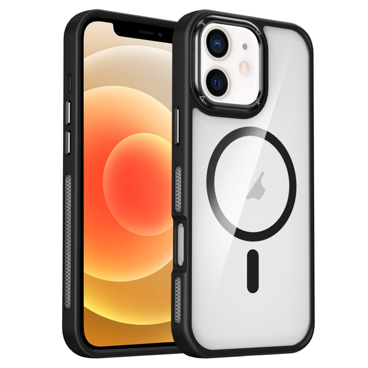 For iPhone 12 / 12 Pro Breathable Skin Feel Transparent MagSafe Magnetic Phone Case