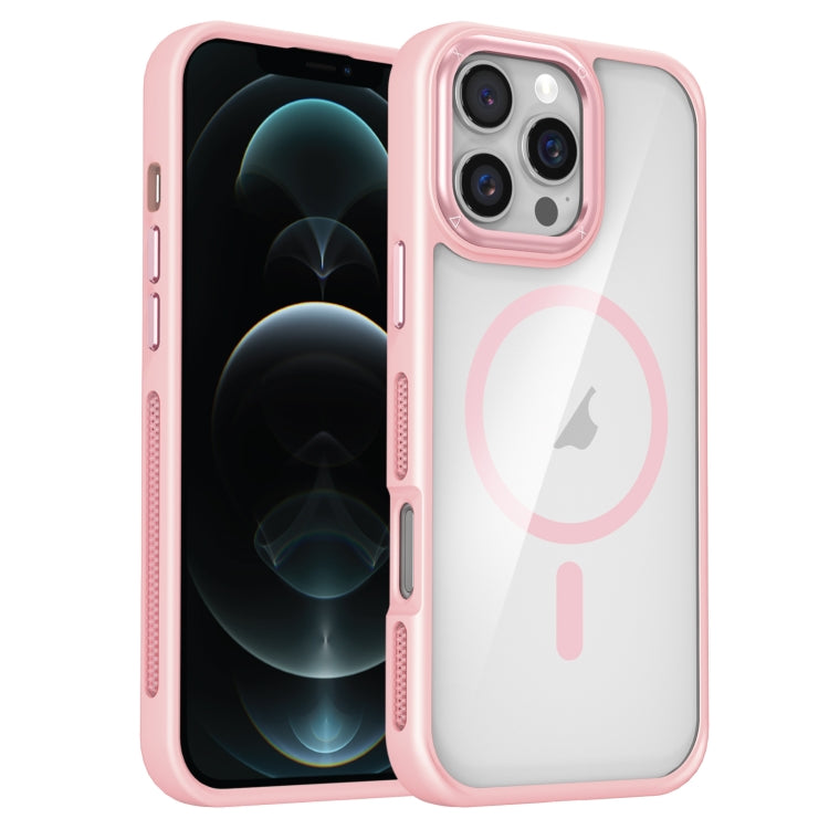 For iPhone 12 Pro Max Breathable Skin Feel Transparent MagSafe Magnetic Phone Case