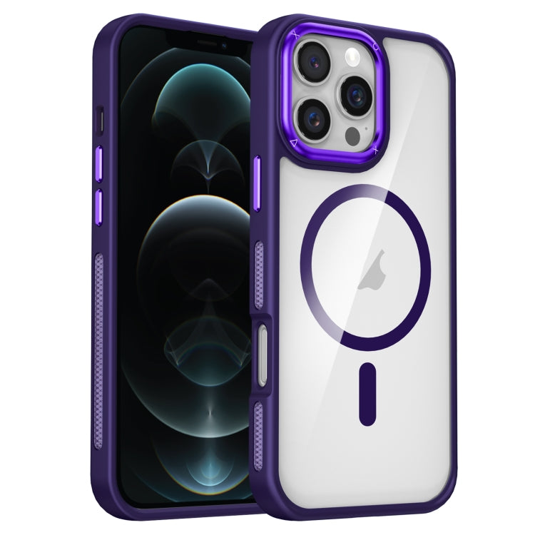 For iPhone 12 Pro Max Breathable Skin Feel Transparent MagSafe Magnetic Phone Case