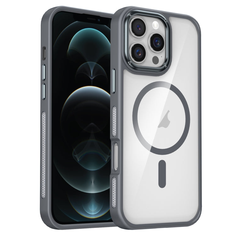 For iPhone 12 Pro Max Breathable Skin Feel Transparent MagSafe Magnetic Phone Case