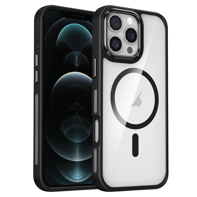 For iPhone 12 Pro Max Breathable Skin Feel Transparent MagSafe Magnetic Phone Case