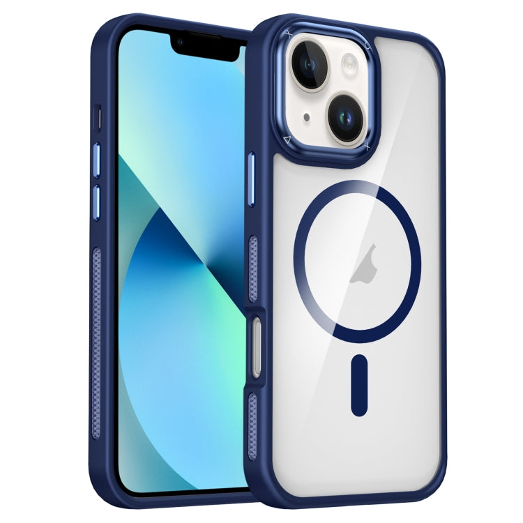For iPhone 14 / 13 Breathable Skin Feel Transparent MagSafe Magnetic Phone Case