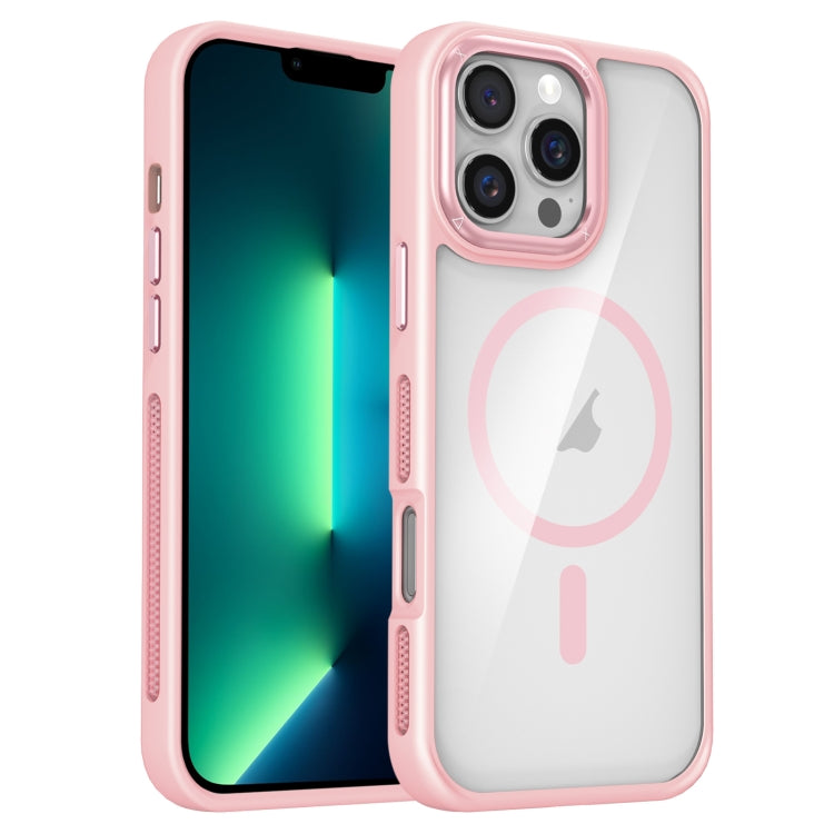 For iPhone 13 Pro Breathable Skin Feel Transparent MagSafe Magnetic Phone Case