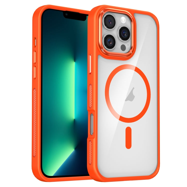 For iPhone 13 Pro Breathable Skin Feel Transparent MagSafe Magnetic Phone Case