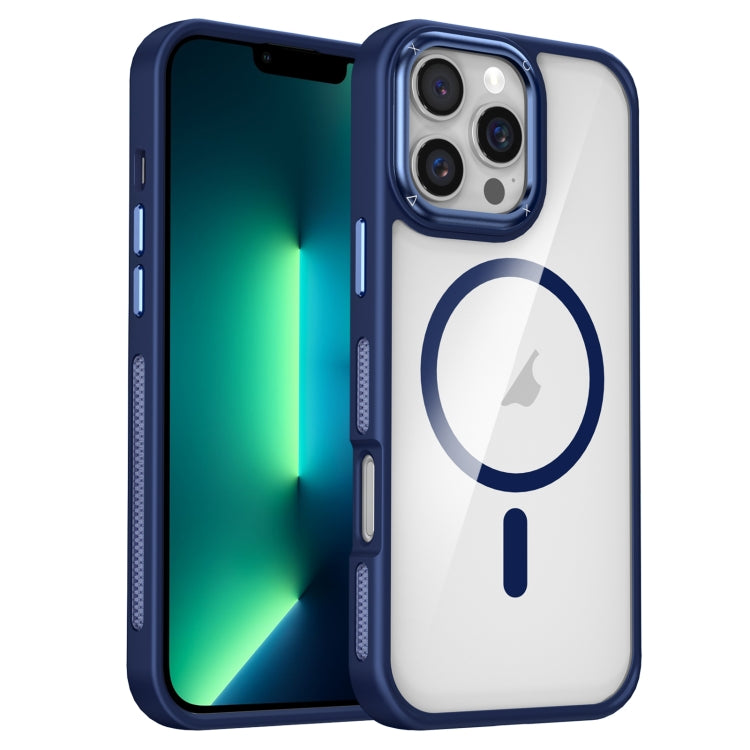 For iPhone 13 Pro Max Breathable Skin Feel Transparent MagSafe Magnetic Phone Case