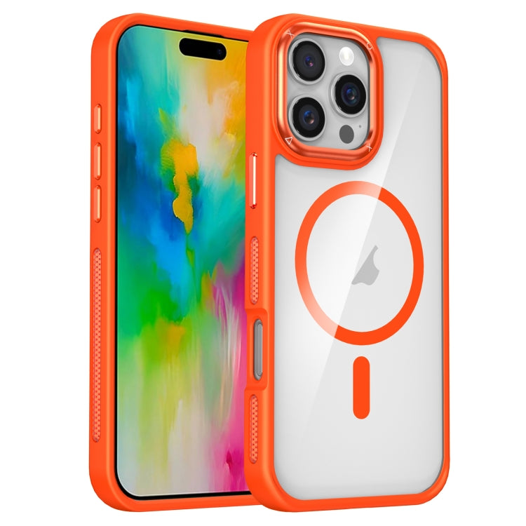 For iPhone 16 Pro Max Breathable Skin Feel Transparent MagSafe Magnetic Phone Case