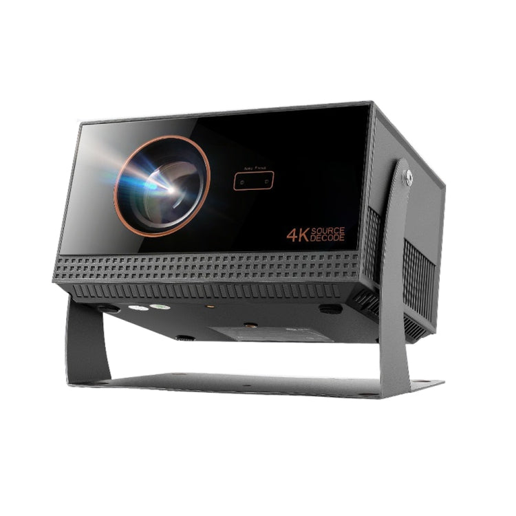 AUN A003 Pro 1920 x 1080P 350 Lumens Portable Home Theater LED HD Digital Projector, US Plug - Grey