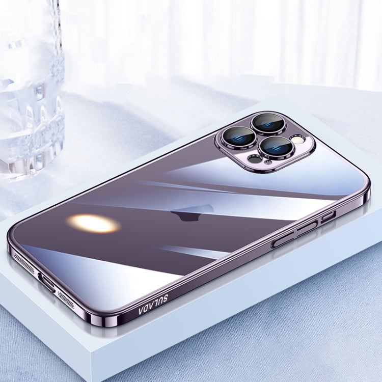 For iPhone 16 Pro SULADA JINGJIA Series Lens Protector Hard PC Phone Case