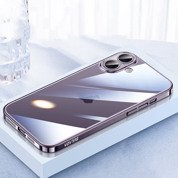For iPhone 16 SULADA JINGJIA Series Lens Protector Hard PC Phone Case
