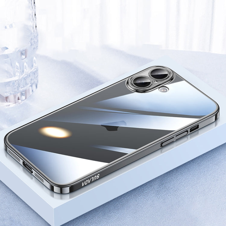 For iPhone 16 SULADA JINGJIA Series Lens Protector Hard PC Phone Case