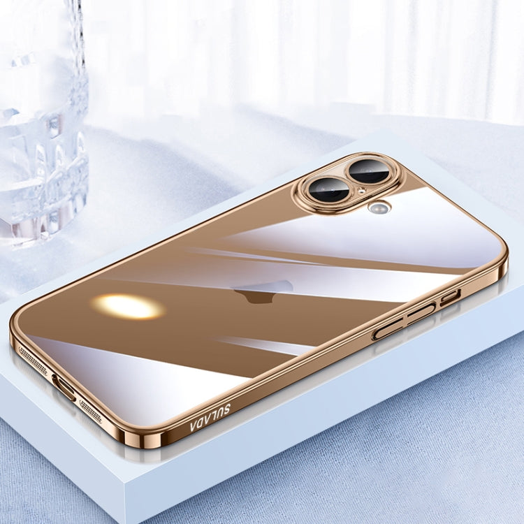 For iPhone 16 SULADA JINGJIA Series Lens Protector Hard PC Phone Case