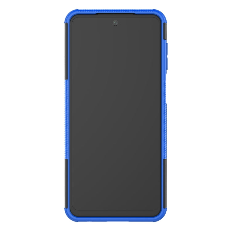 For Xiaomi Redmi Note 9S / 9 Pro / 9 Pro Max Tire Texture Shockproof TPU + PC Protective Case with Holder
