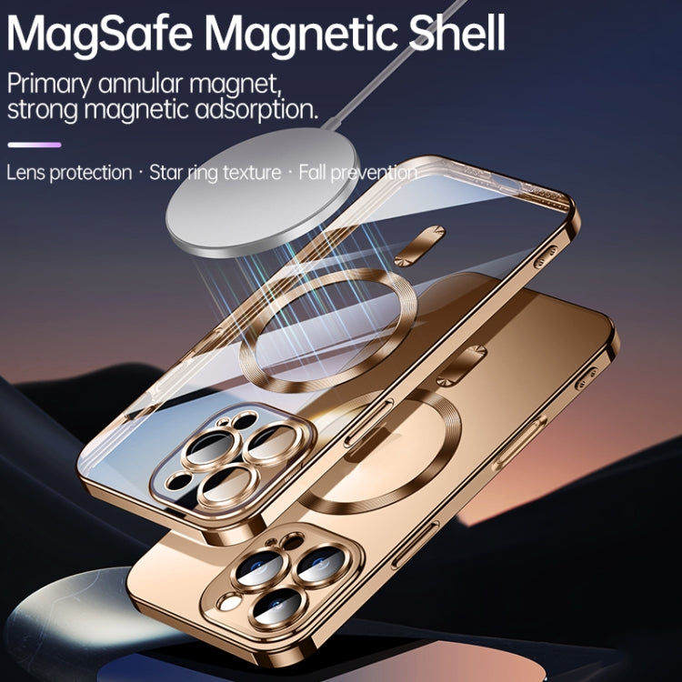 For iPhone 16 SULADA MagSafe Plating TPU Shockproof Phone Soft Case