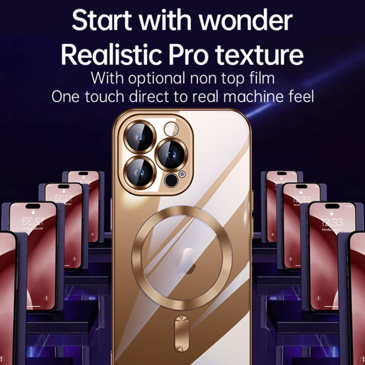 For iPhone 16 Pro SULADA MagSafe Plating TPU Shockproof Phone Soft Case