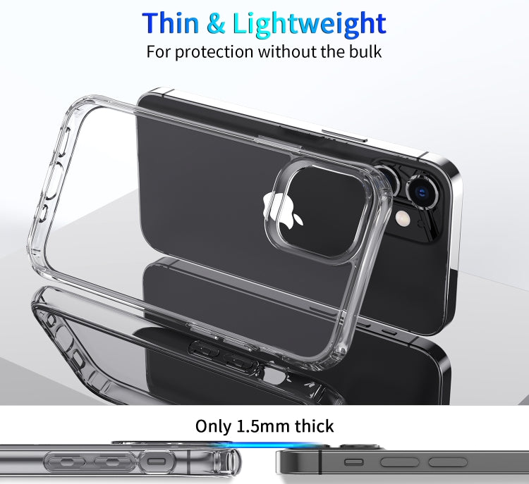 For iPhone 12 / 12 Pro Thickening Acrylic Protective Case(Transparent)