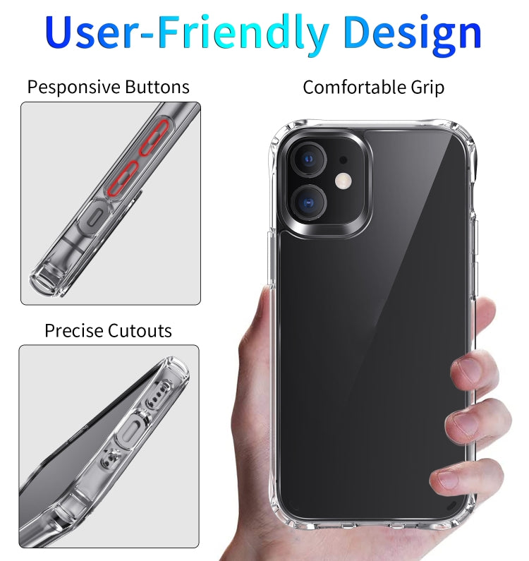 For iPhone 12 / 12 Pro Thickening Acrylic Protective Case(Transparent)