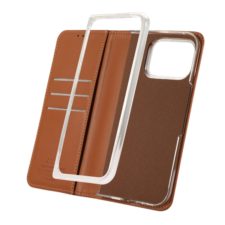 For Google Pixel 9 Pro Fold ABEEL RFID Magnetic Flip Leather Phone Case